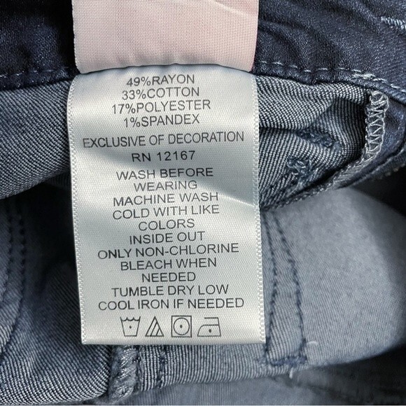 Laurie Felt Silky Patch Pocket Baby Bell High Waist Dark Wash Jeans Size XXS | 2 - Picture 13 of 14